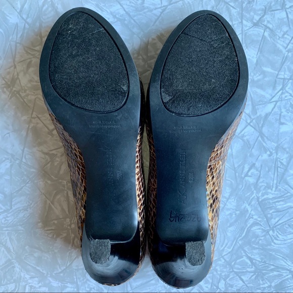 Anne Klein Faux Snakeskin Wilhelm Heels 8.5 - Picture 6 of 8